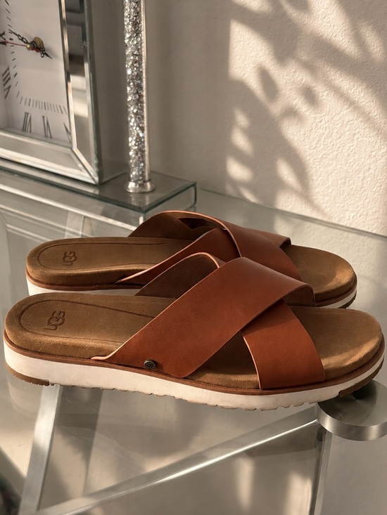 UGG Shoes - UGG Women’s Brown Slides Size 7